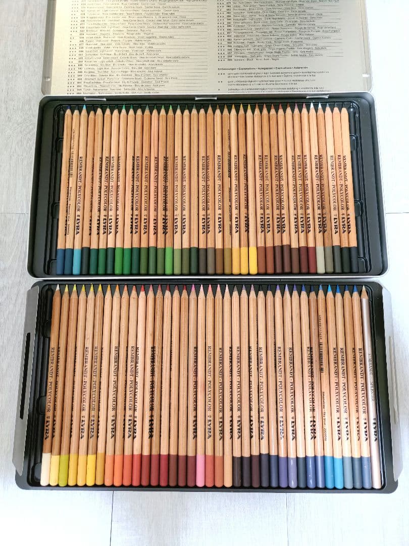 LYRA レンブラント 72色セット 油性色鉛筆 ポリカラー