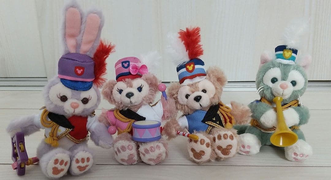 ダッフィー マーチングファン ぬいぐるみストラップ