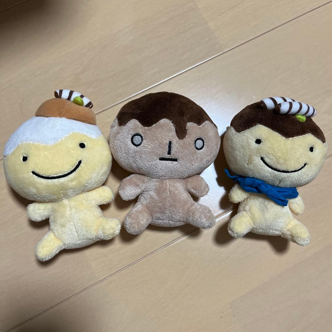 激レアこげぱん　くったりぬいぐるみ　ホワイトショコラパン　ショコラパン　コーヒー