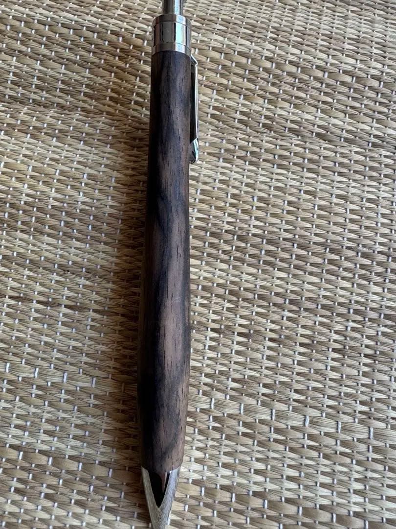 工房楔　黒柿孔雀杢　シャープペン　木軸ペン