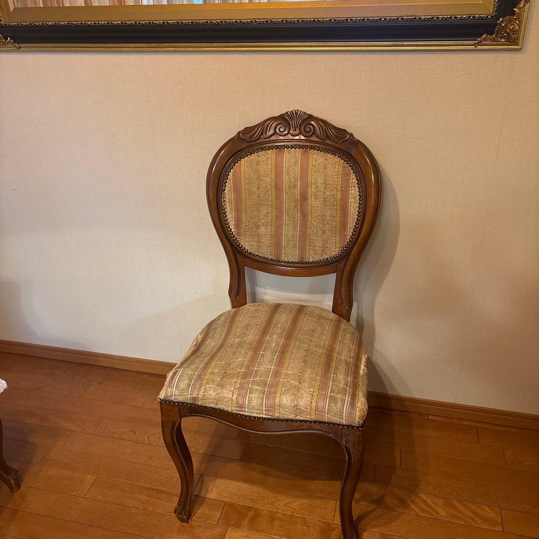 ②猫脚★エレガント★チェア★ヨーロピアン★木製★dinos★