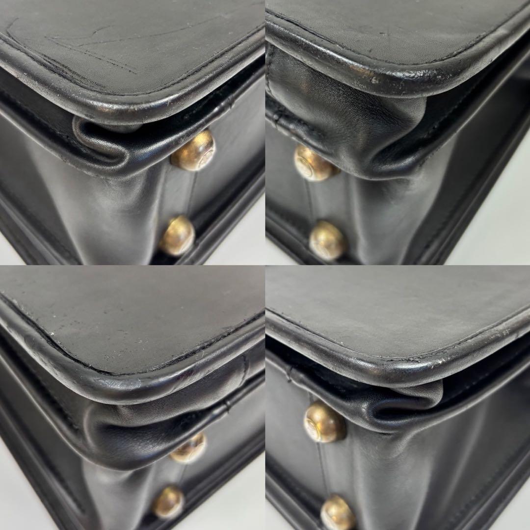 【極希少】 オールドコーチ ダレスバッグ 本革 大容量 USA製 黒 5420