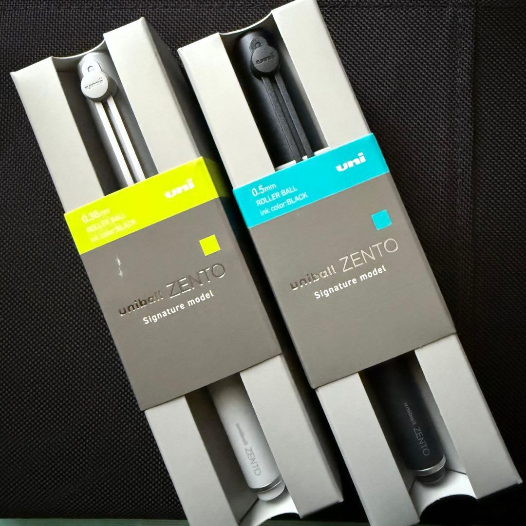 【新品】ユニボール zento ゼント シグニチャー モデル2本セット