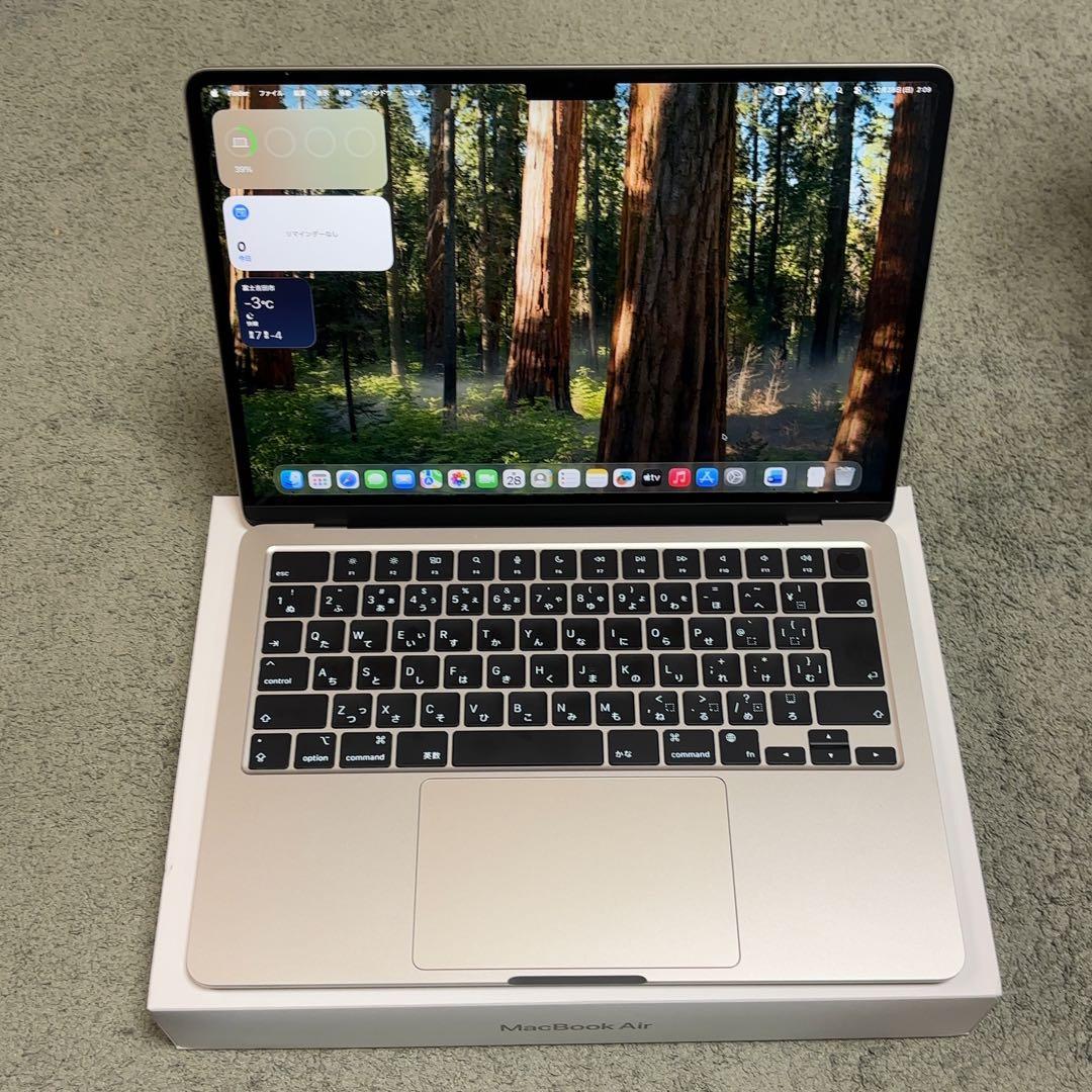 本日削除 M3 MacBook Air 13.6インチ スターライト