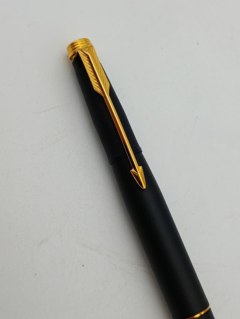 パーカー　ソネット　万年筆　14K　585　マットブラック　ゴールド　フランス製