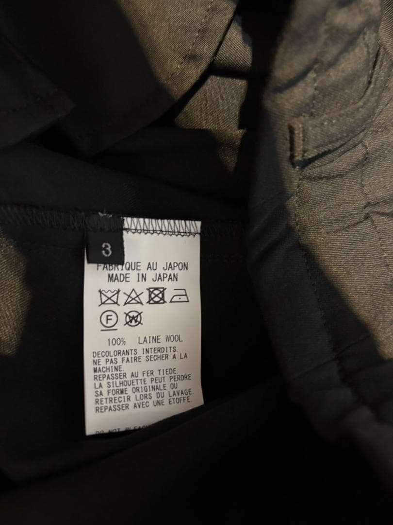 GroundY　カラスパンツ　Black　サイズ3