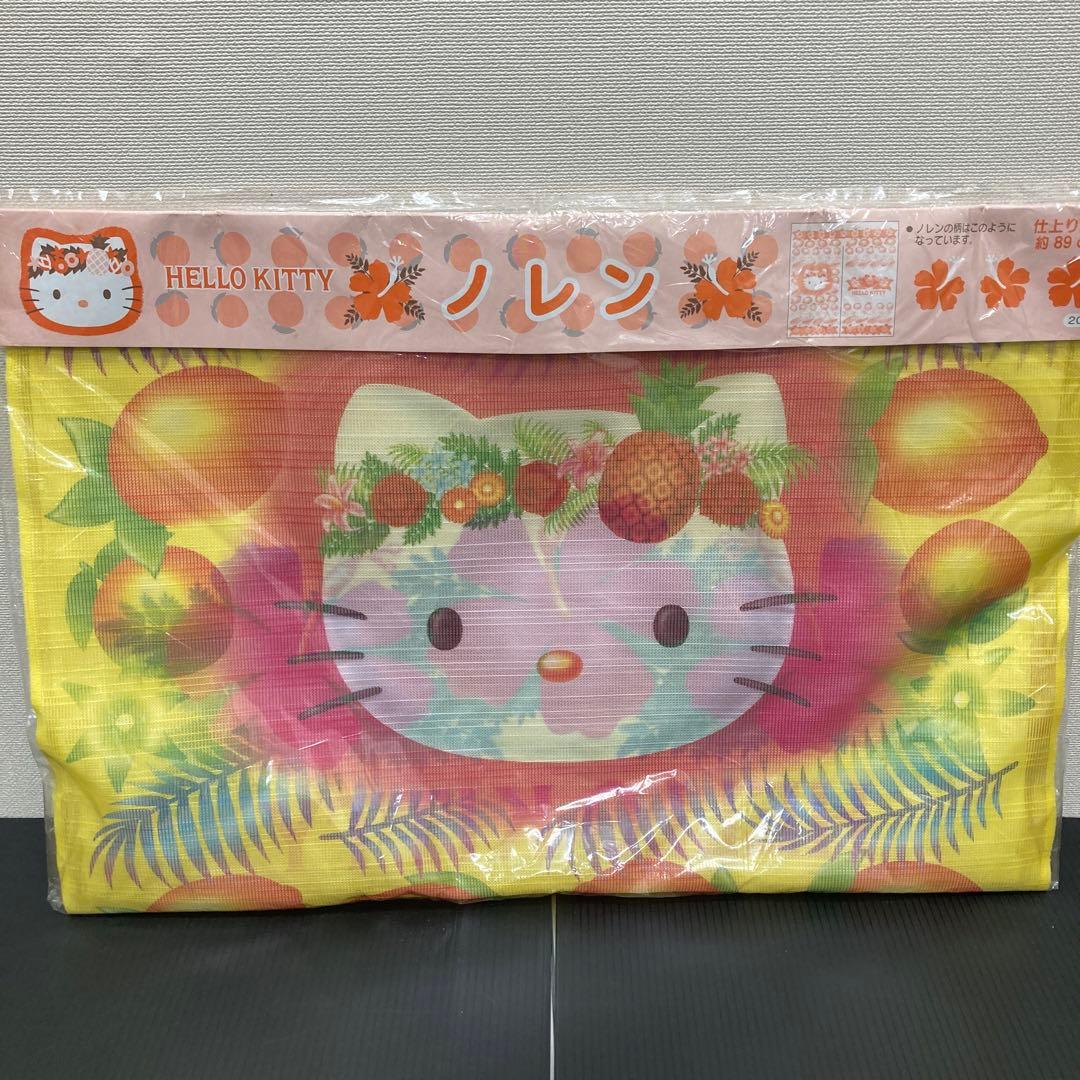 き*）様 キティ　のれん　暖簾　フルーツ　サンリオ　2001