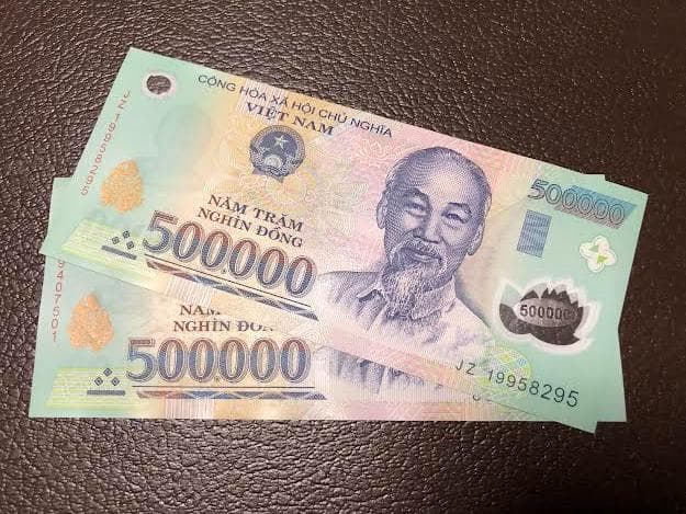ベトナムドン 50万ドン　2枚