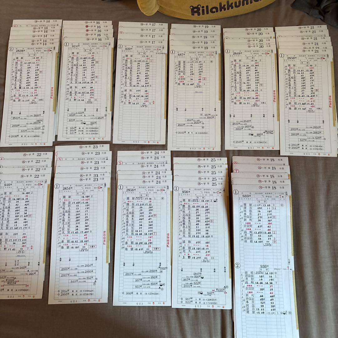 ロイヤルミルクティー　鉄道　スタフ　籠原区　11行路