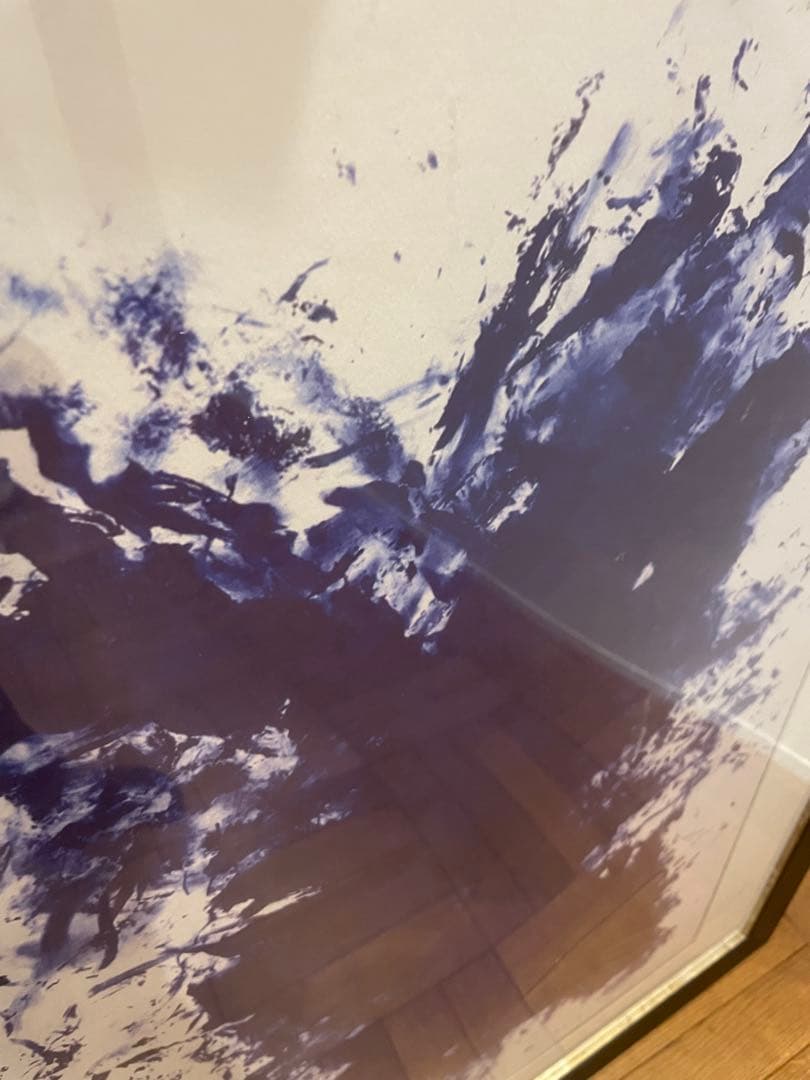 イヴ・クライン　アートポスター　額装　青