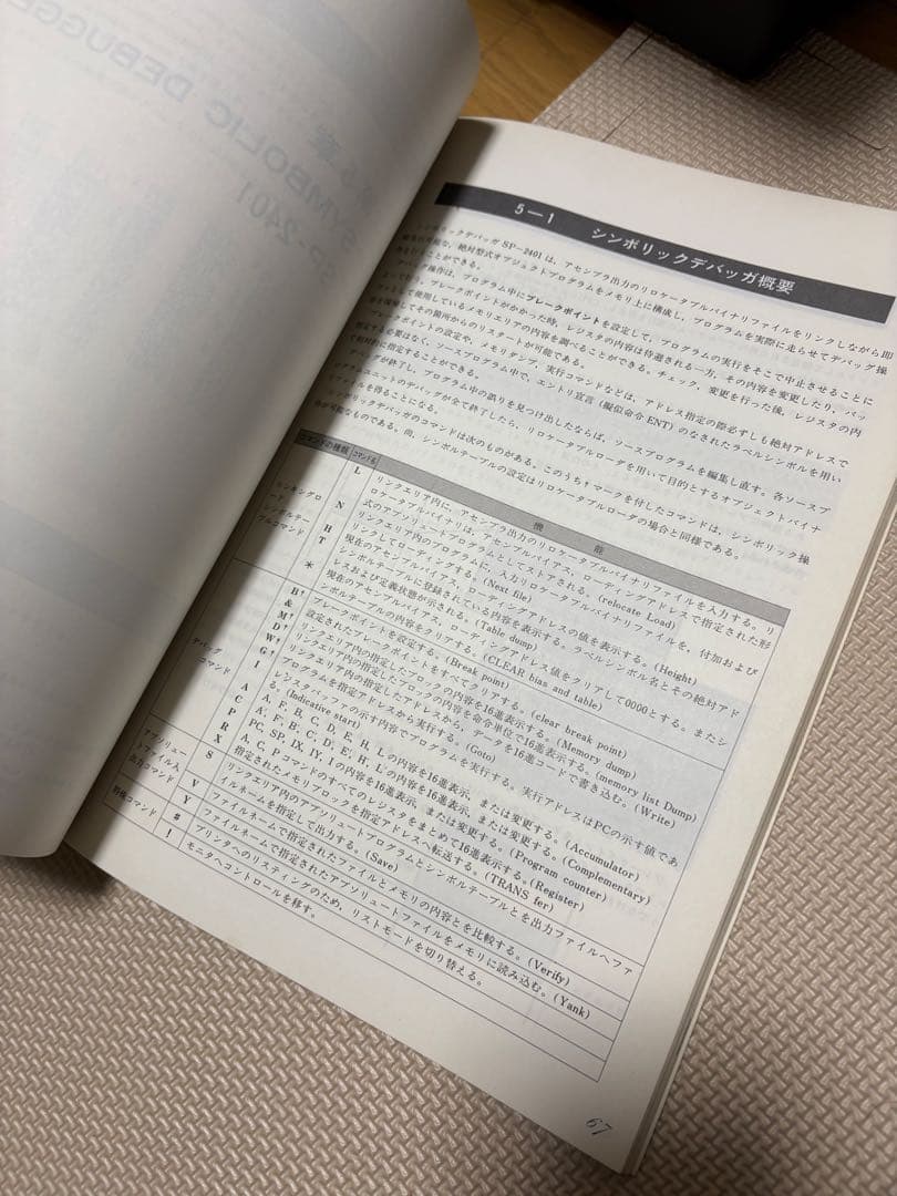 激レア　SHARP MZ-80K システムプログラムマニュアル