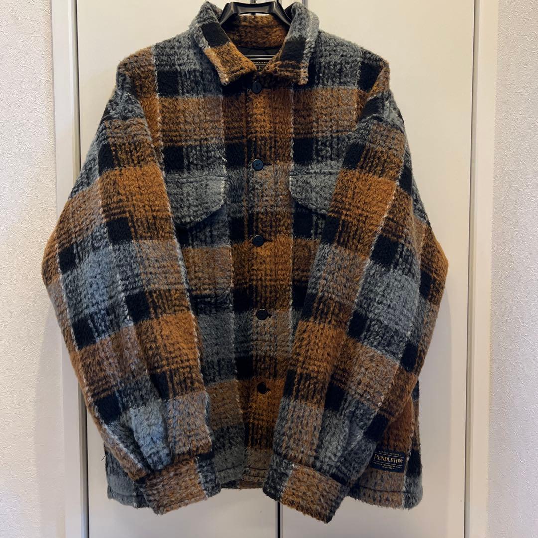 Pendleton チェック柄ボアジャケット Lサイズ