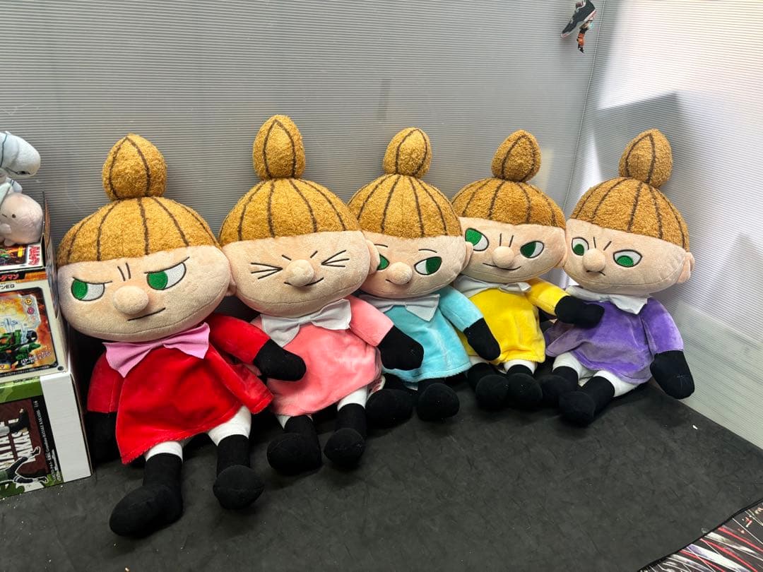 限定　ムーミン リトルミイ 全5種コンプセット ぬいぐるみ ビッグサイズ