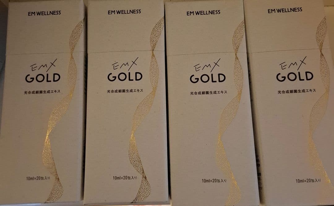 う*み様 EMX GOLD 10ml×20包×4箱、お掃除用EMW1本