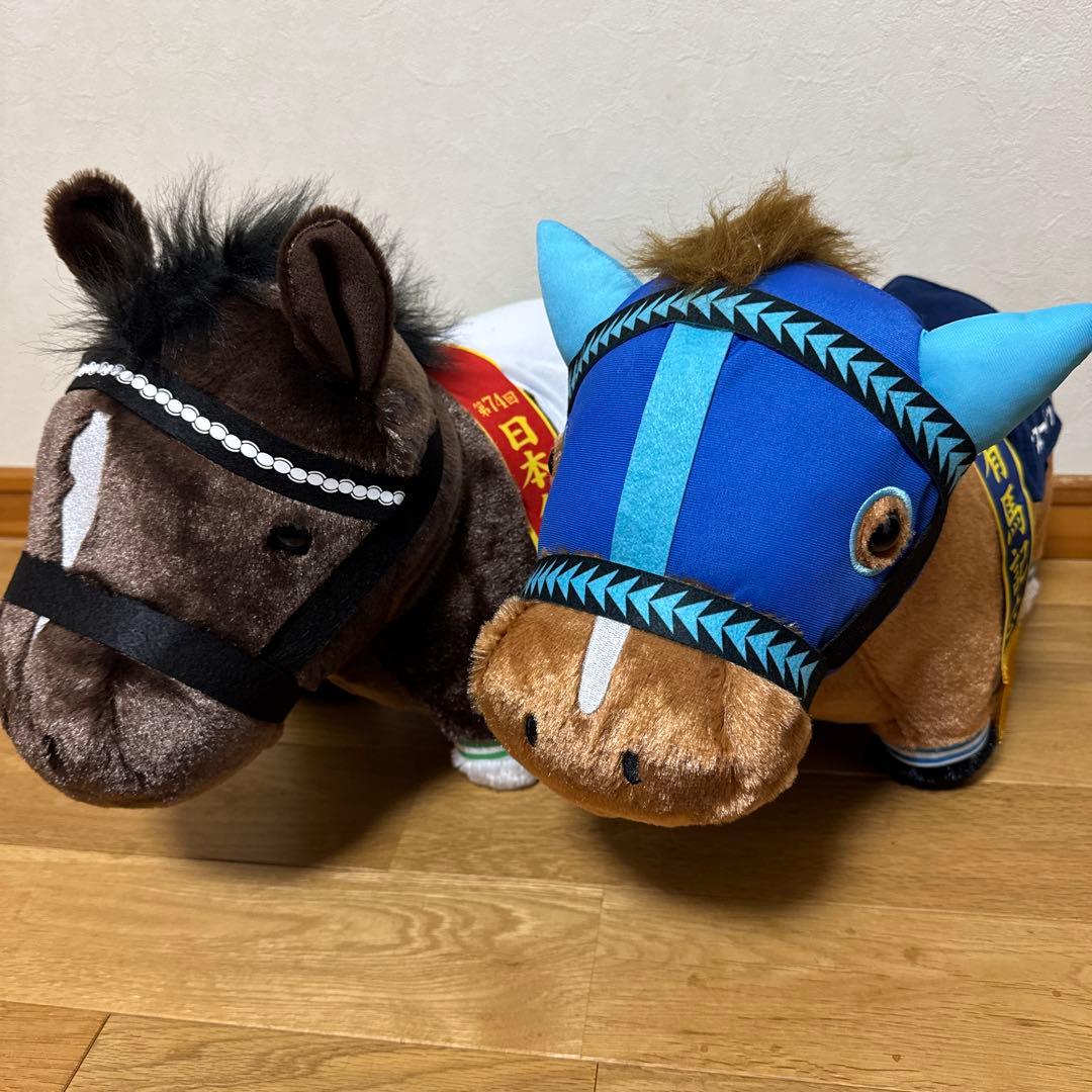 ①② サラブレッドコレクション ふわふわBIG ウオッカ ダイワスカーレット