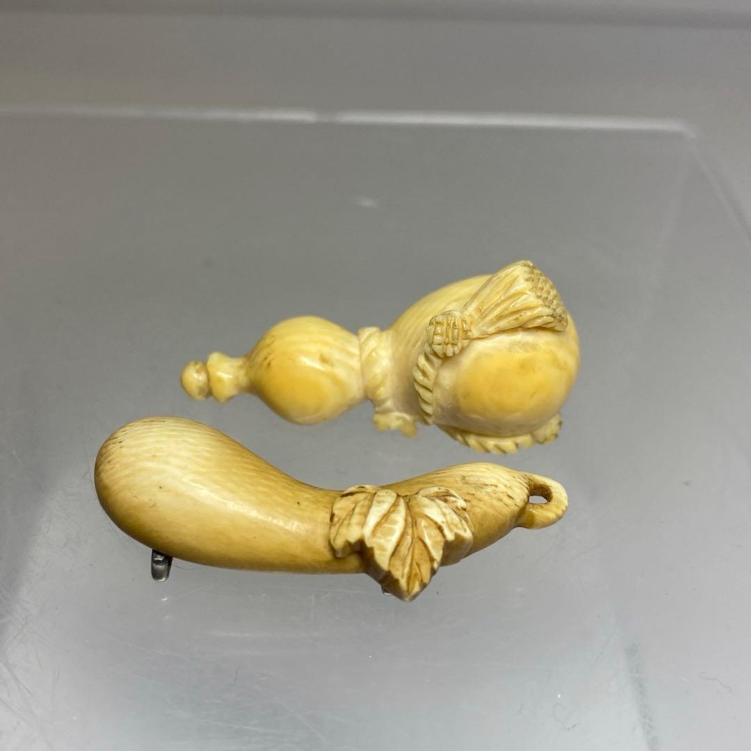 極上　和彫　根付3点　20g タサチ 東さ8-0120☆2F