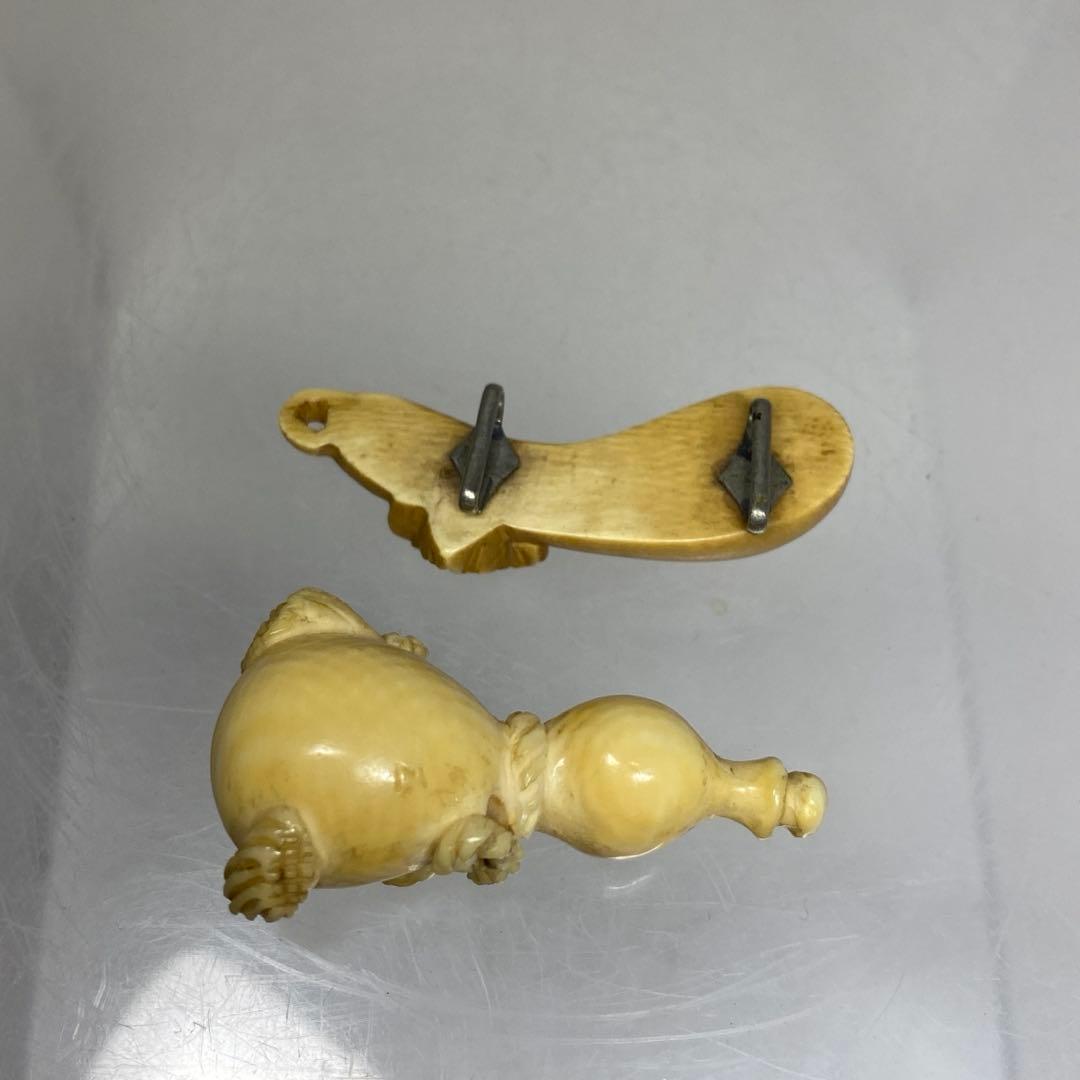 極上　和彫　根付3点　20g タサチ 東さ8-0120☆2F