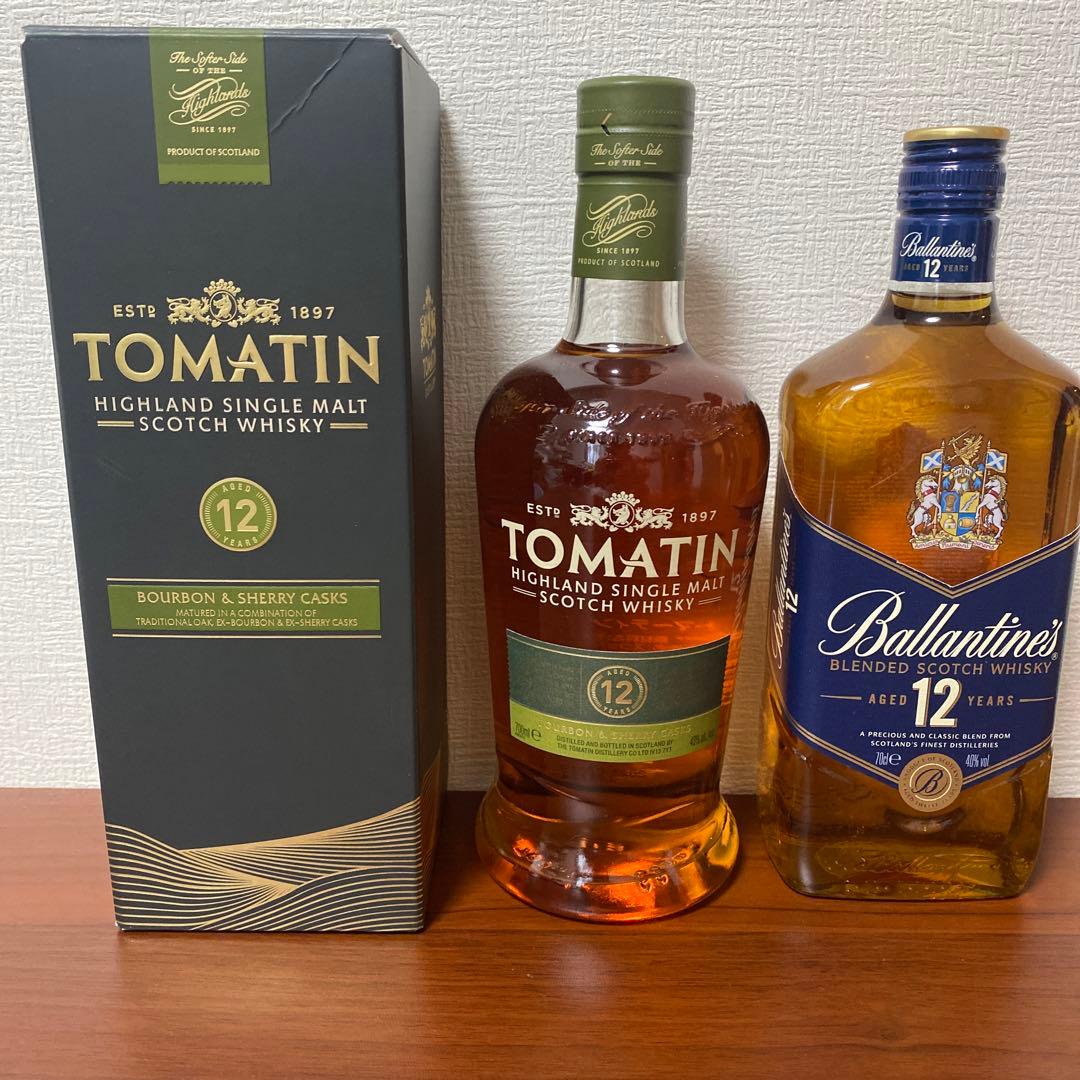 トマーティン12年　バランタイン12年
