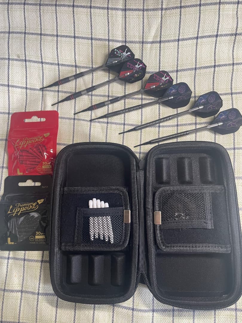 【美品】期間限定価格‼︎ダーツ2本セット　ケース,チップなど有り