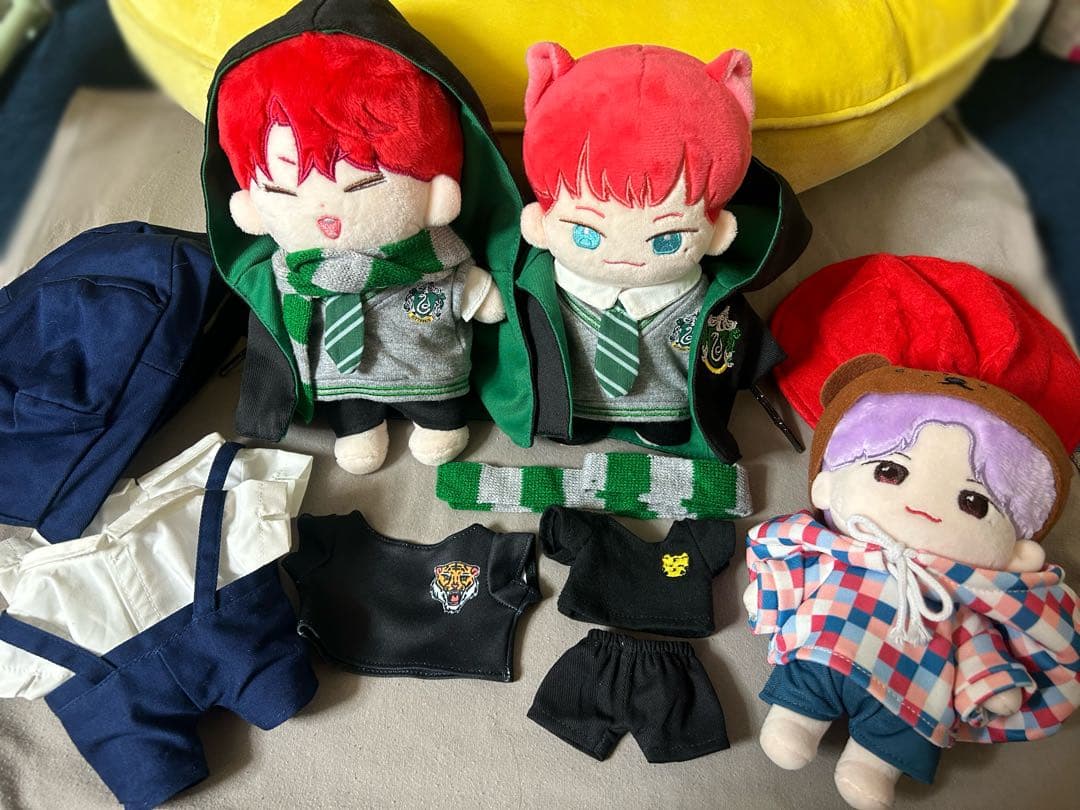 ホシ20cm ウジ18cm ぬいぐるみ&洋服セット【おまけ付き】