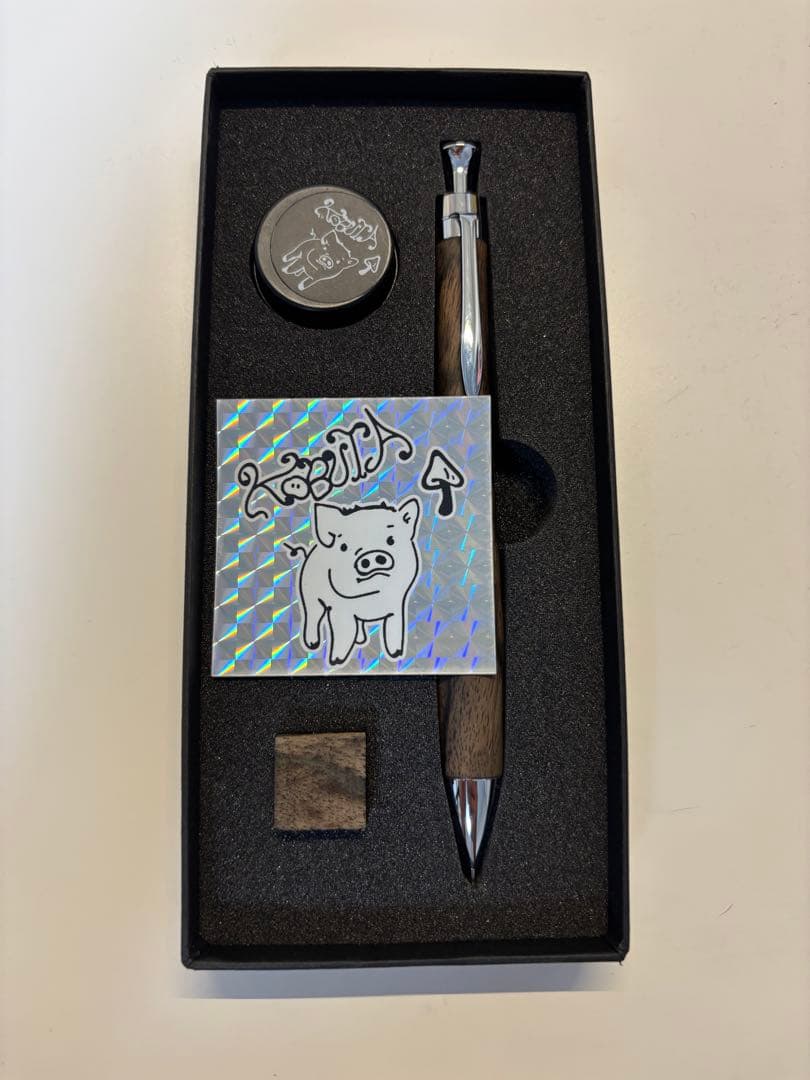 こぶた工房　極上黒柿　シャープペンシル