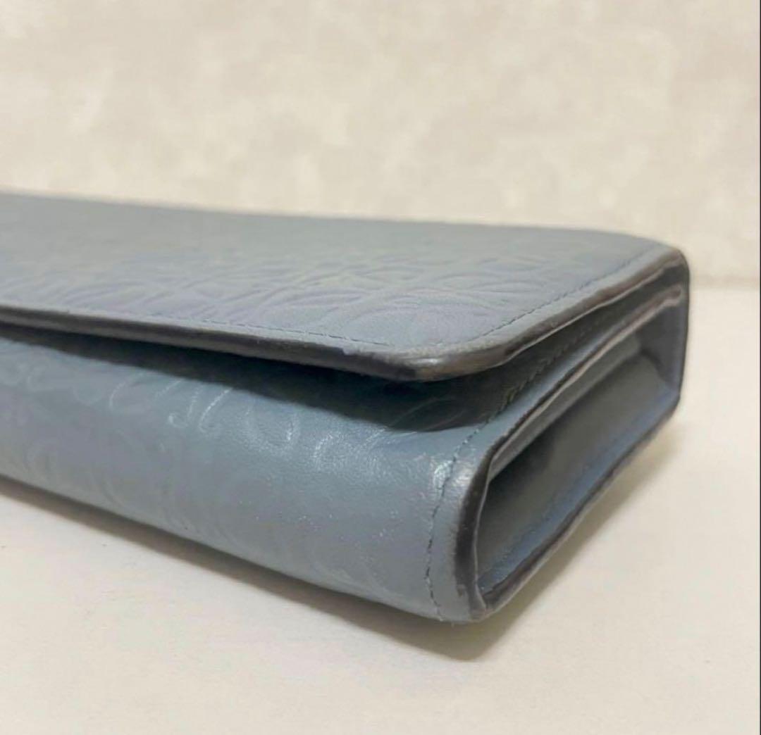 最終価格　LOEWE リピートアナグラム 長財布