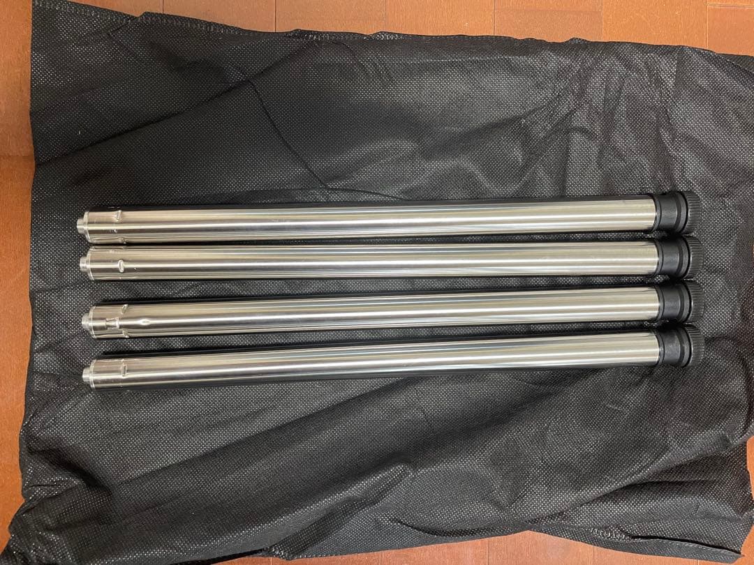 【はや】　アイアングリルテーブルセット(テーブル、バッグ、脚、W竹)