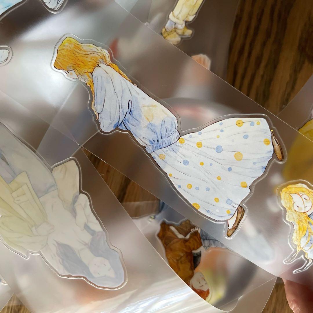 新品　DINGDING　37随心　PET霧面型抜きタイプマスキングテープ　10m