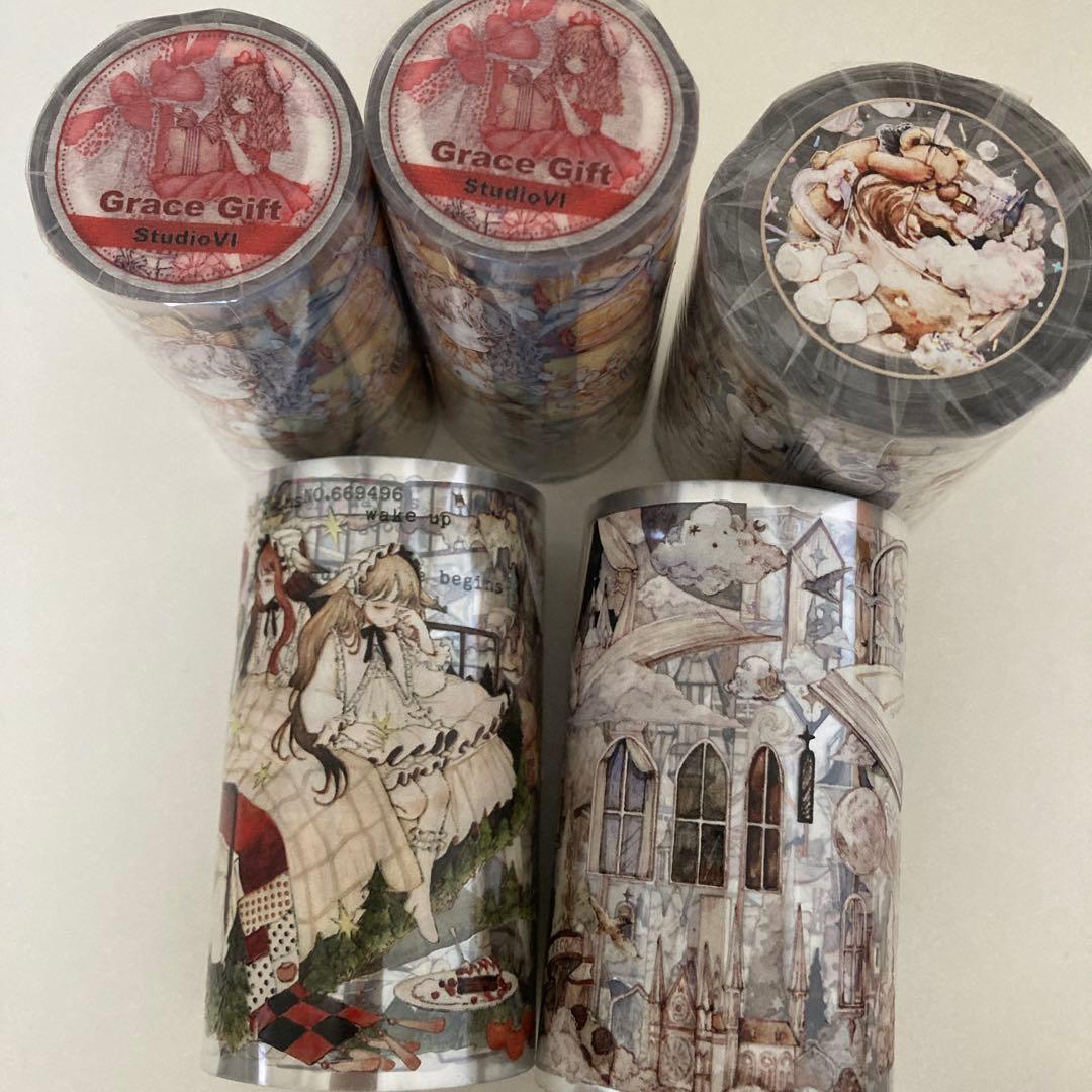 海外マステ まとめ売り 巻売り