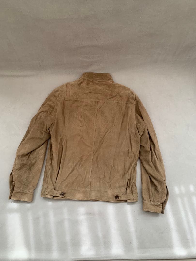 サルバトーレ　フェラガモ　スエード　シングルライダース