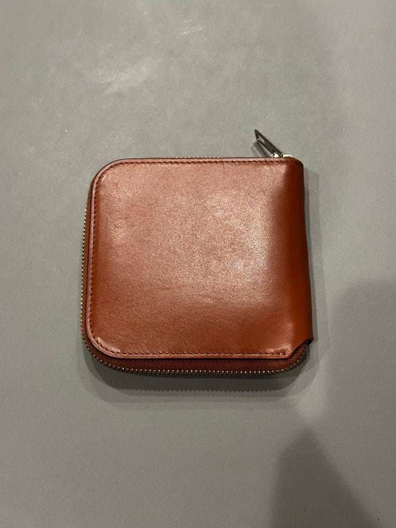 Acne Studios ブラウンレザー二つ折り財布 Wallet 財布