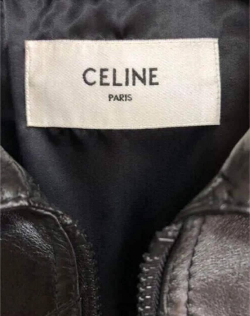 新品未使用 21SS CELINE セリーヌ レザージャケット 44 エディ