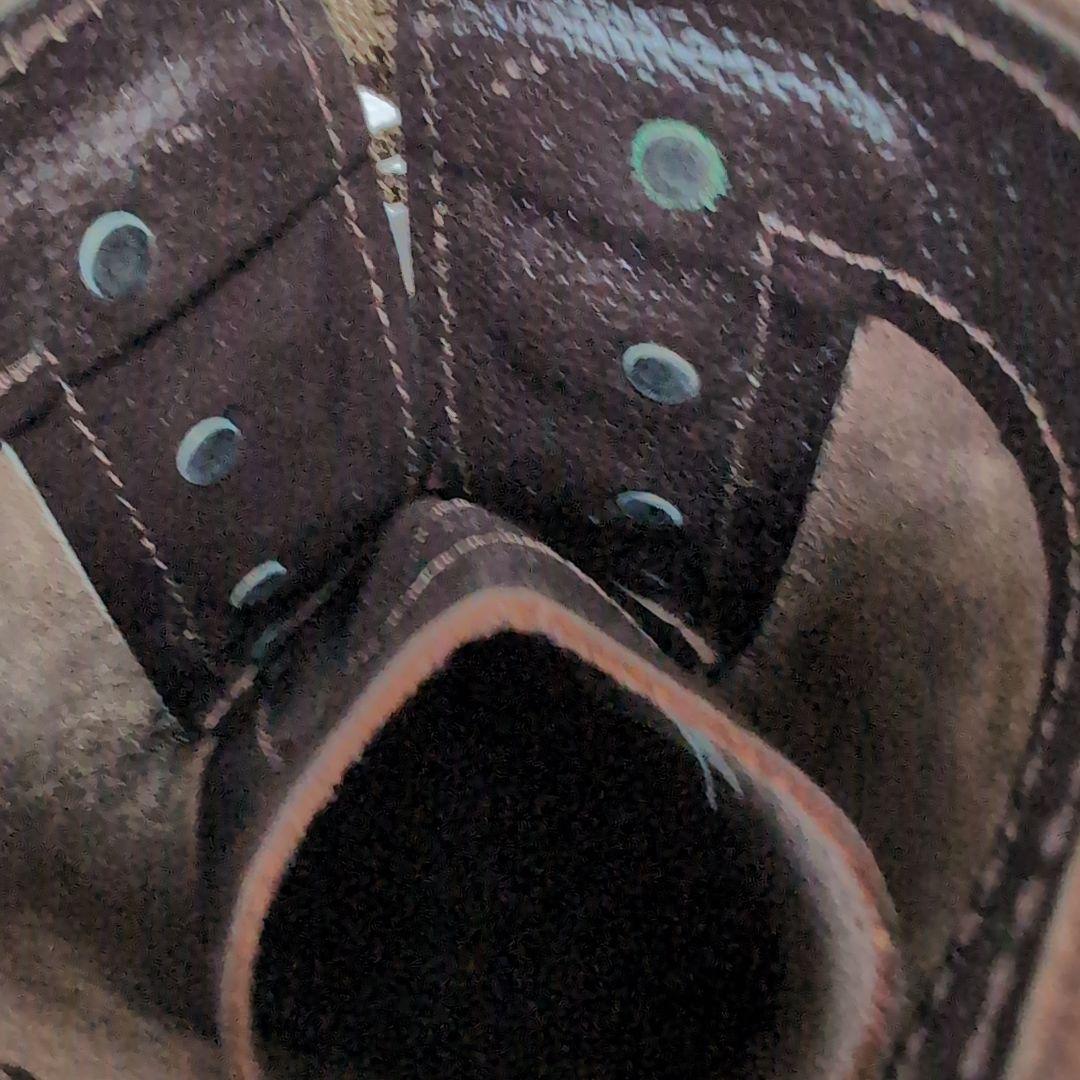 レア　陸上自衛隊　旧型半長靴　茶色　26.5センチ　ミリタリーブーツ　美品