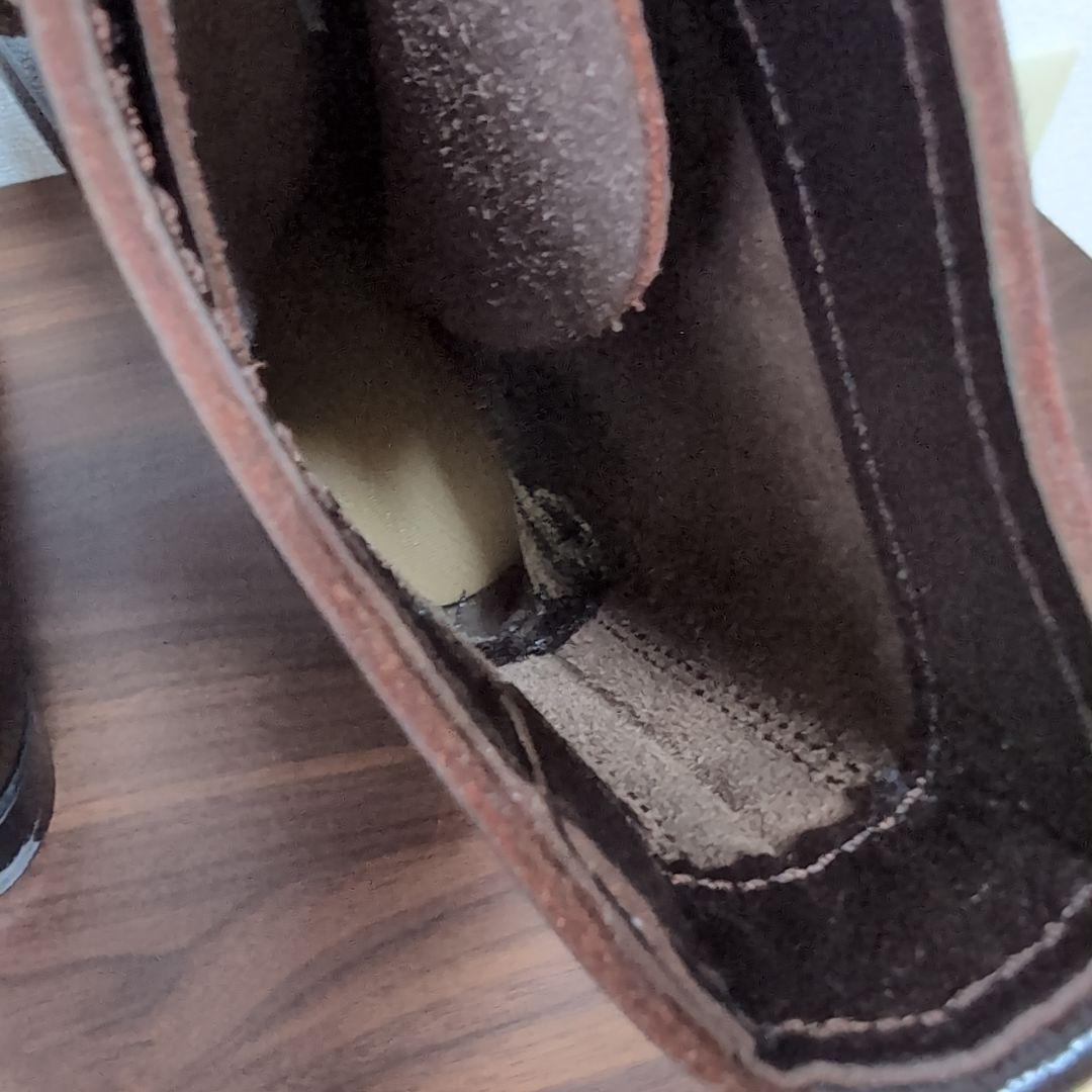 レア　陸上自衛隊　旧型半長靴　茶色　26.5センチ　ミリタリーブーツ　美品