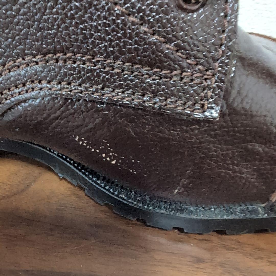 レア　陸上自衛隊　旧型半長靴　茶色　26.5センチ　ミリタリーブーツ　美品