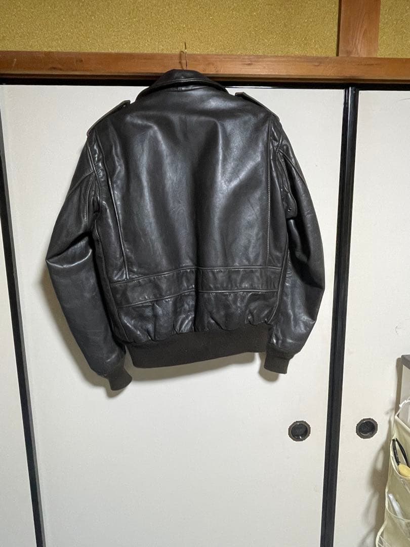 schott 184sm g-1 40 usa製 ブラウン レザージャケット