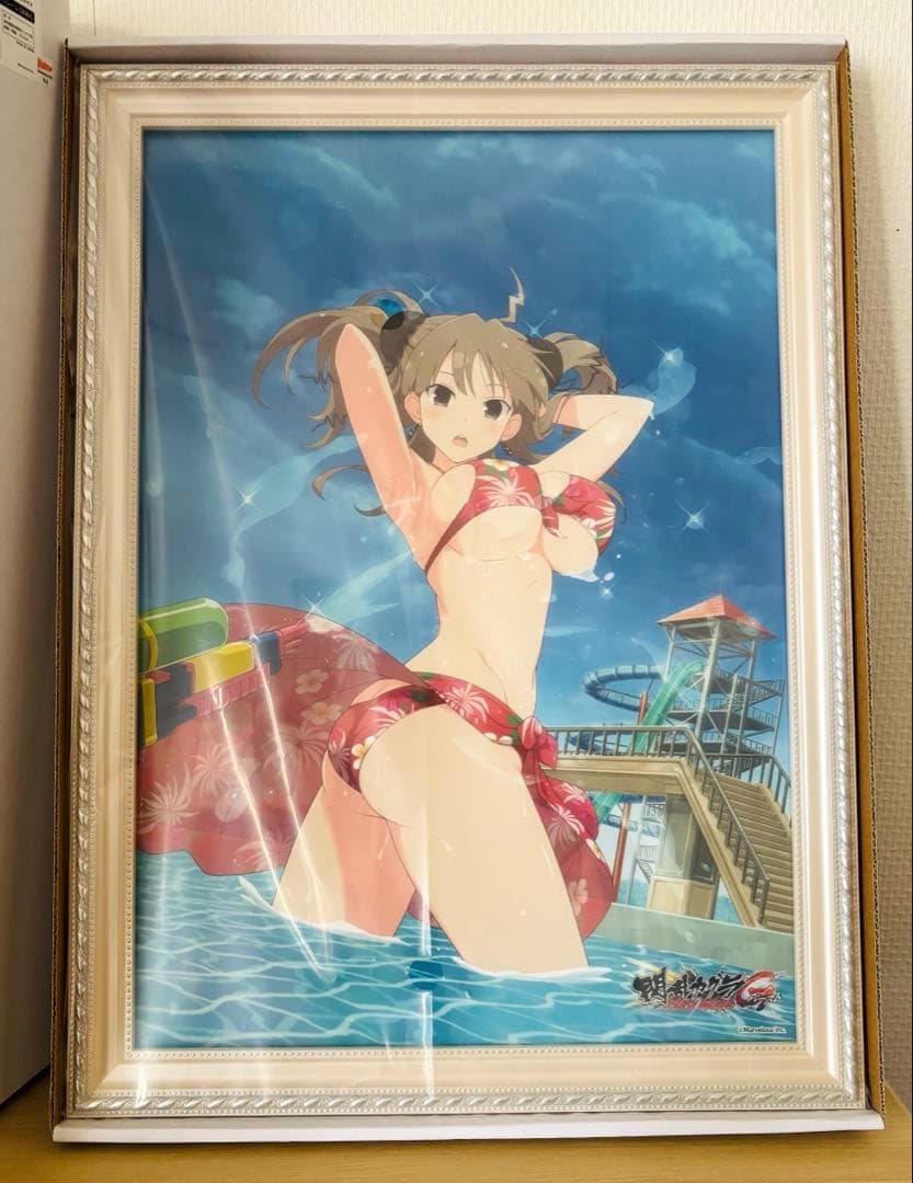 閃乱カグラ スプラッシュ くじコレ 特賞 ヴィヴィッドアートフレーム 90 蓮華