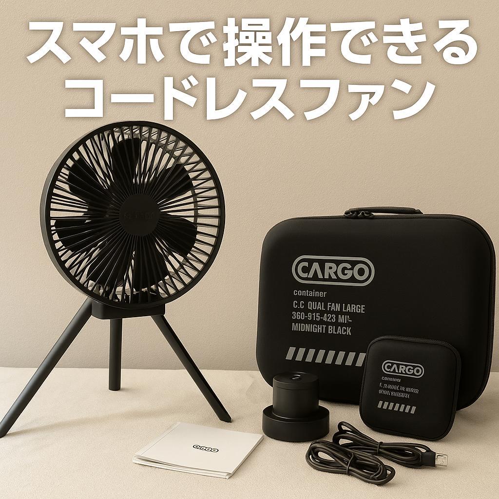 【美品】カーゴコンテナ デュアルファン L＋ マルチスピンプロのセット　ブラック