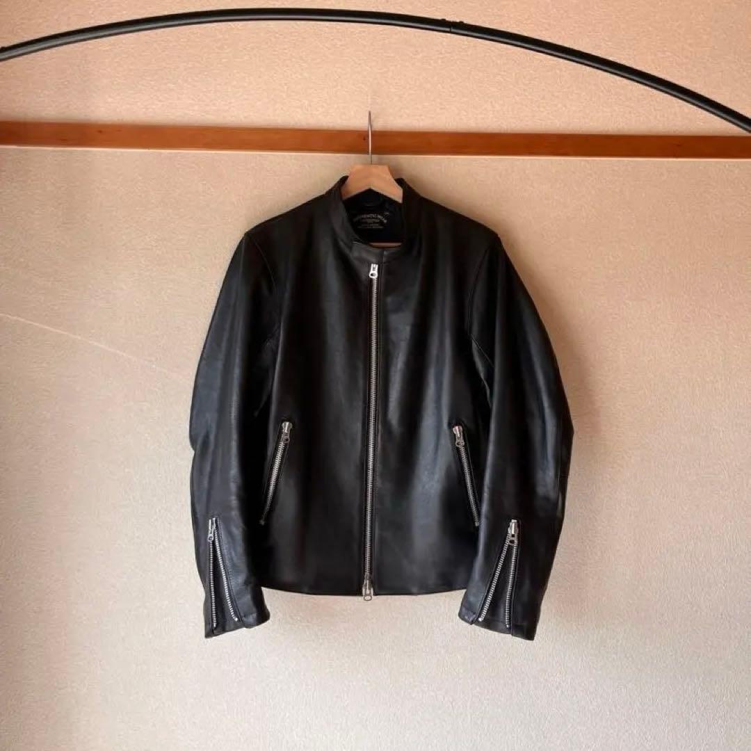 最終値下げ 美品 united arrows シングルレザージャケット