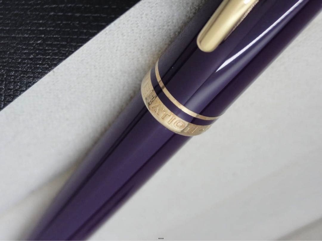 未使用に近い品！非常に稀少な軸色ダークパープル逸品！非常にレアモデル★モンブラン