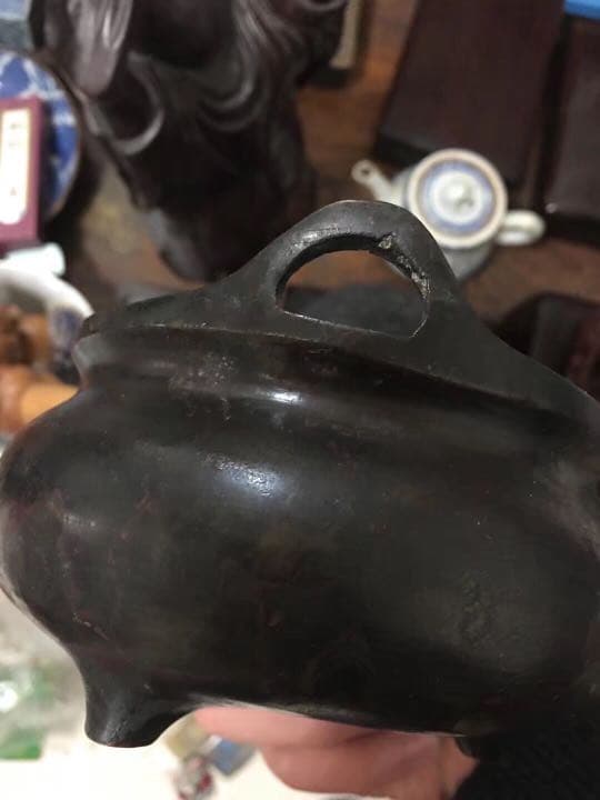 銅炉 古銅 香道 銅製 明代 三足銅炉