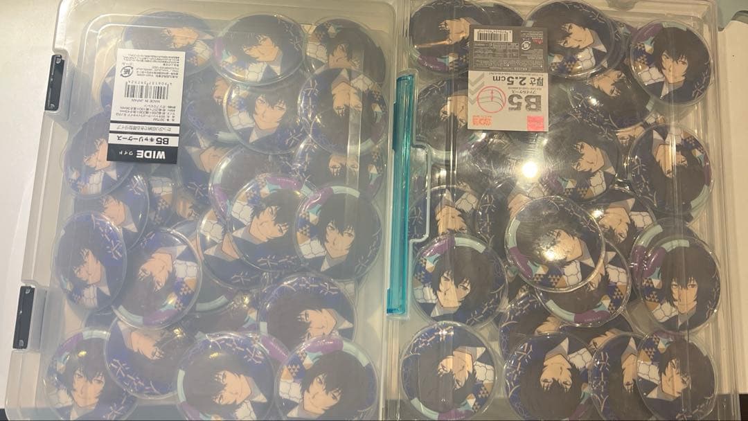 太宰治 ハイカラ缶バッジ 80個