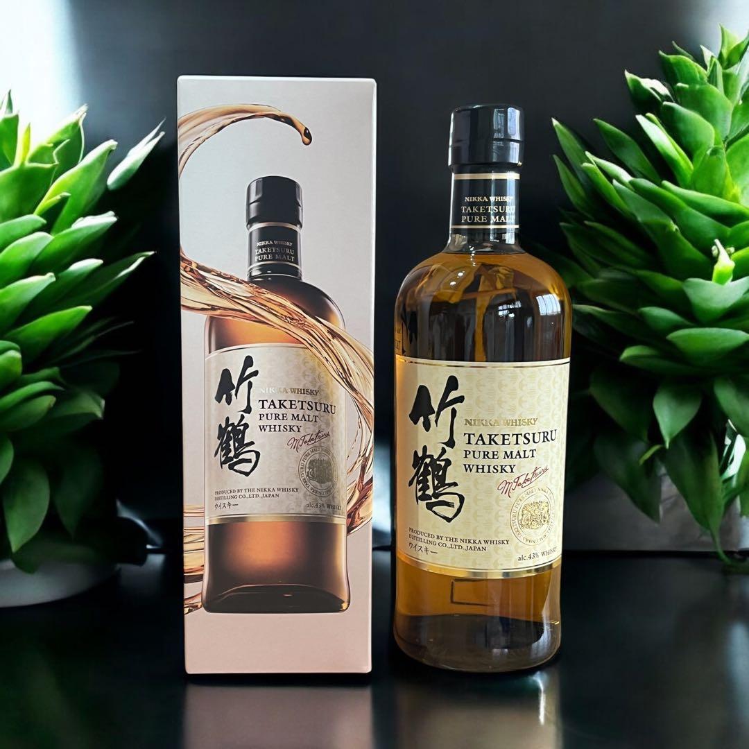 百貨店購入新品NIKKA竹鶴 PURE MALT WHISKY 700ml