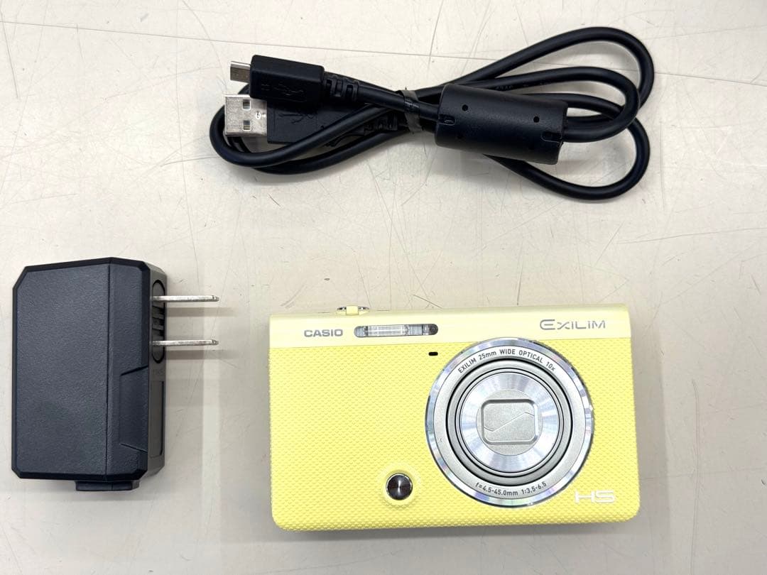 CASIO EXILIM ZR-70 イエロー コンパクトデジタルカメラ