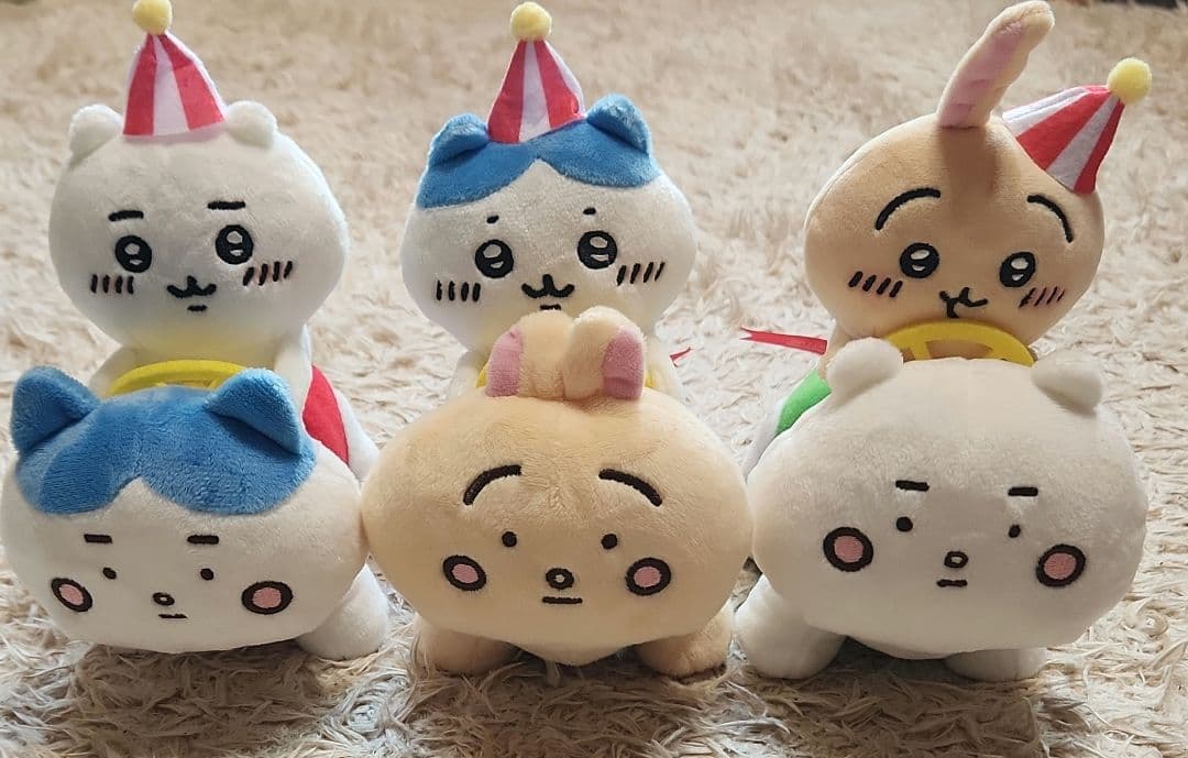 ちいかわ ハチワレ うさぎ ぴーぽぽぬいぐるみ