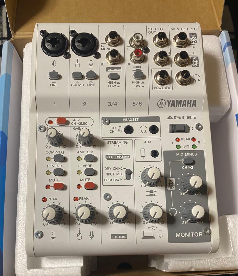 YAMAHA AG06 MK2 オーディオインターフェイス
