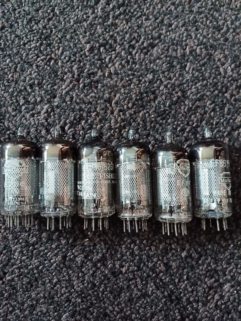 真空管　MULLARD EF86 6本　中古品