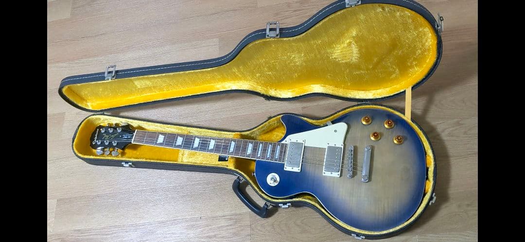 エピフォン Les Paul standard pro 青