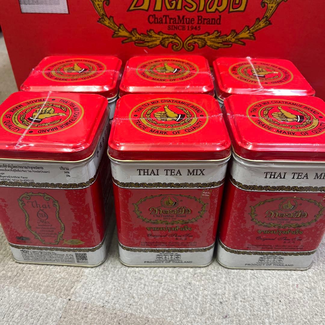 新品未開封 タイティー ×6缶 THAI TEA MIX ChaTraMue