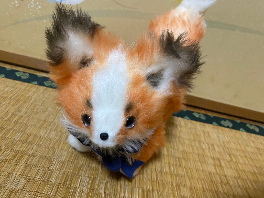 2茶プラチナキツネ（四つ足） 作家様の作品 アートドール